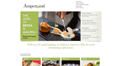 Desktop Screenshot of ampersandcatering.co.uk