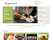 Tablet Screenshot of ampersandcatering.co.uk